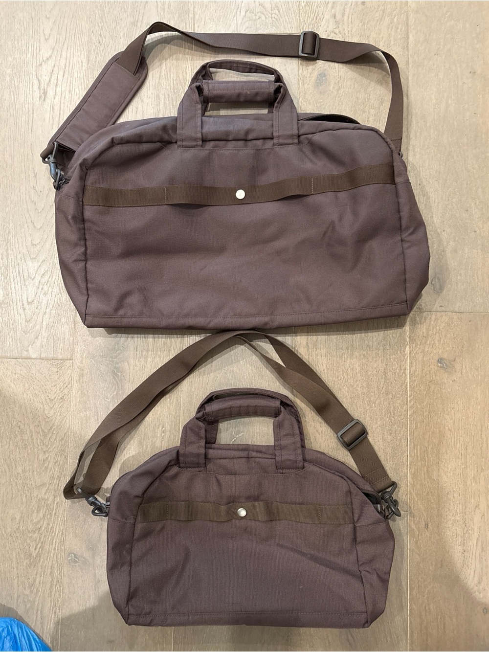 MUJI Matching 2-piece travel bag set